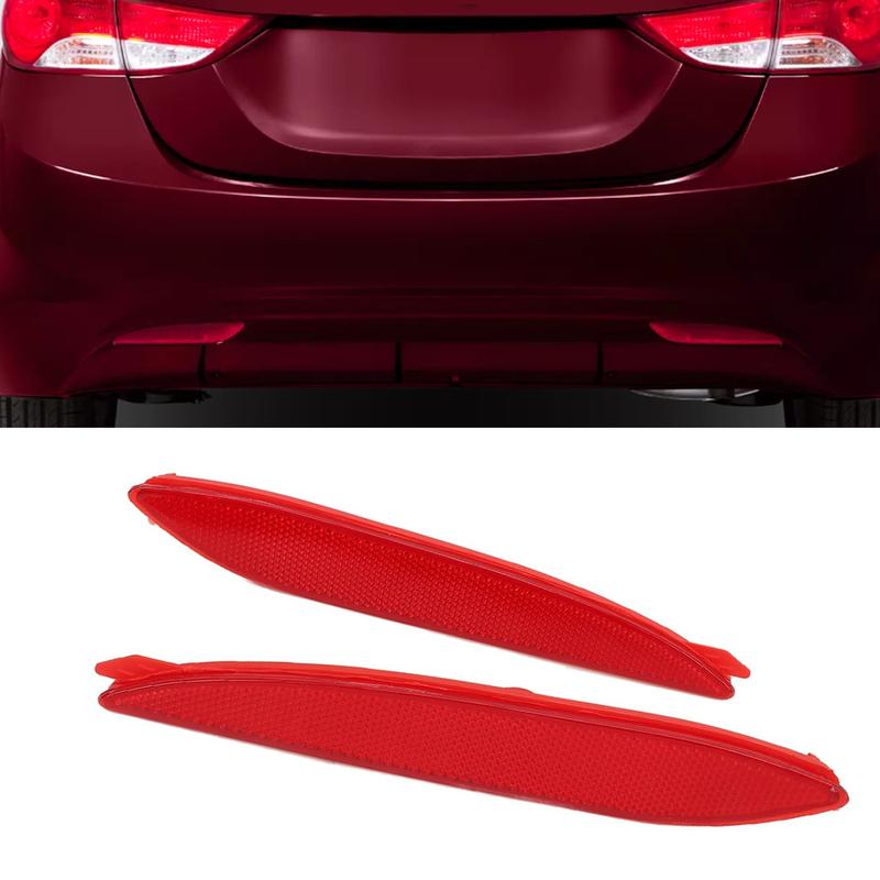 2 pcs Car Rear Bumper Reflectors For Hyundai Elantra Limited GL GLS L 2011 2012 2013 924063X000 924053X000 HY1185103 HY1184103