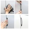 4Pcs Sign Protector Alarm Door Sticker Anti-Collision Car Reflective Strips Safety Warning