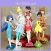 Очаровательный набор из 7 фигурок феи Динь-Динь Tinkerbell Для детей С подставками