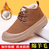 Shoes Men's New Winter Snow Boots Fleece Warm and Comfortable Dad Shoes Platform Non-slip Casual Shoes