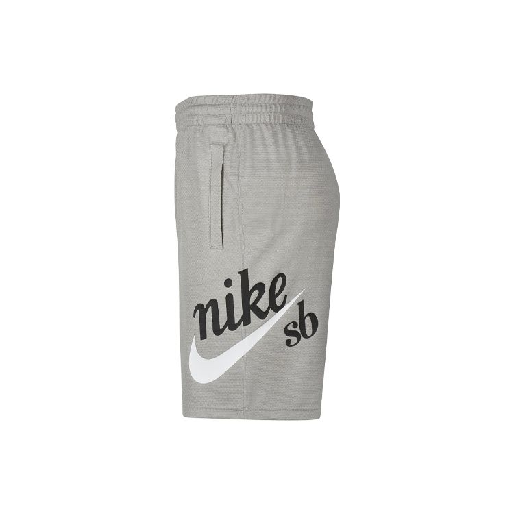Nike Быстросохнущие трикотажные шорты для скейтбординга SB Sunday с логотипом, мужские штаны, темно-серые, CV4346-063