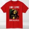 One Love Reggae Music TShirt Jamaican Pride Inspired Graphic Unisex Casual Tee