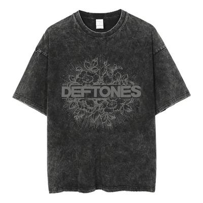 Футболка с обложкой музыкального альбома Deftones Band-Diamond Eyes, одежда в стиле метал-рок, хлопковые винтажные футболки с коротким рукавом, топы