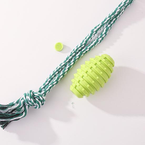 Веревочная игрушка с отдельной хлопковой веревкой, устойчивая к укусам, скрежетанию зубов, избавляет от скуки, TPR собака
