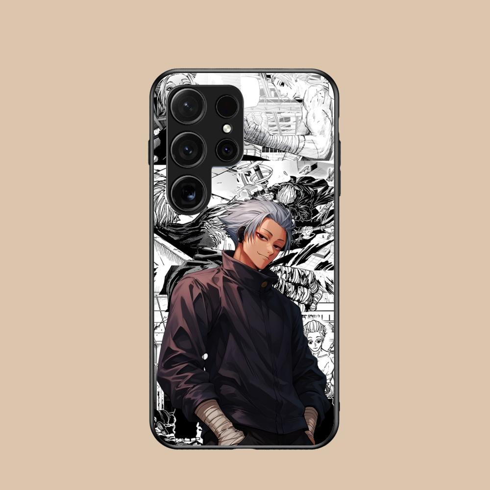 Sakamoto Days Gaku Phone Case for Samsung Galaxy S26 S25 S24 S23 S22 S21 S20 Note20 Plus FE Ultra Glass Colorful Cover Cover