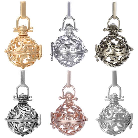 Подвеска для ароматерапии, полые колокольчики, дизайн, тонкое мастерство, портативный изысканный женский кулон для ароматерапии для девочек