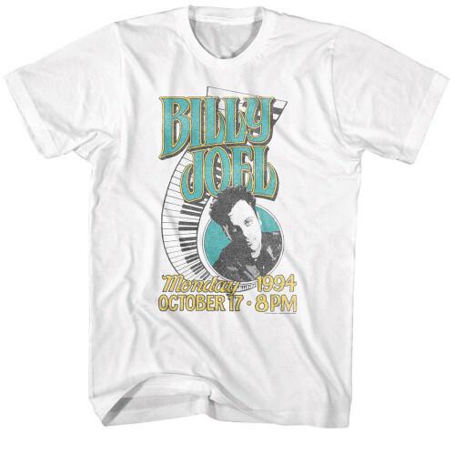 Billy Joel 94 White Adult T-Shirt Unisex T-Shirt