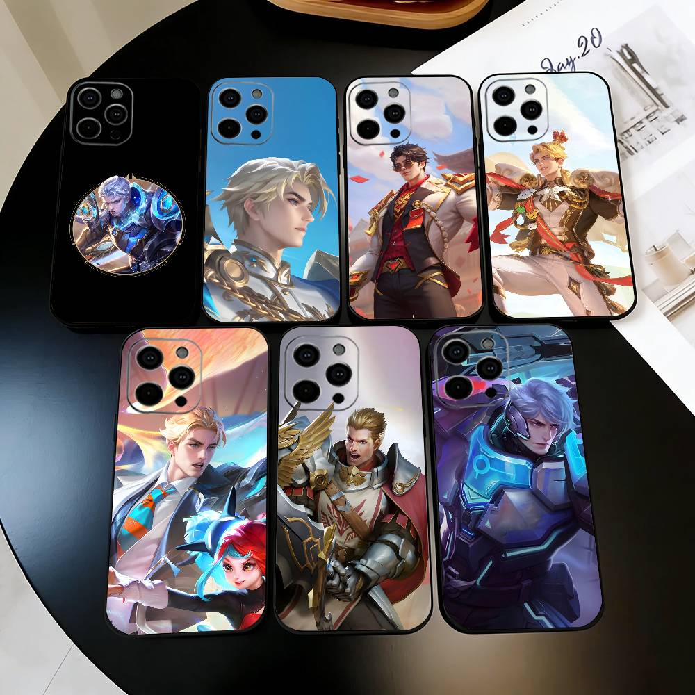Чехол для телефона A-Arthur H-Honor of K-Kings для iPhone 17,16,15,14,13,12,11 Plus,Pro Max,XS,Мягкий силиконовый черный чехол