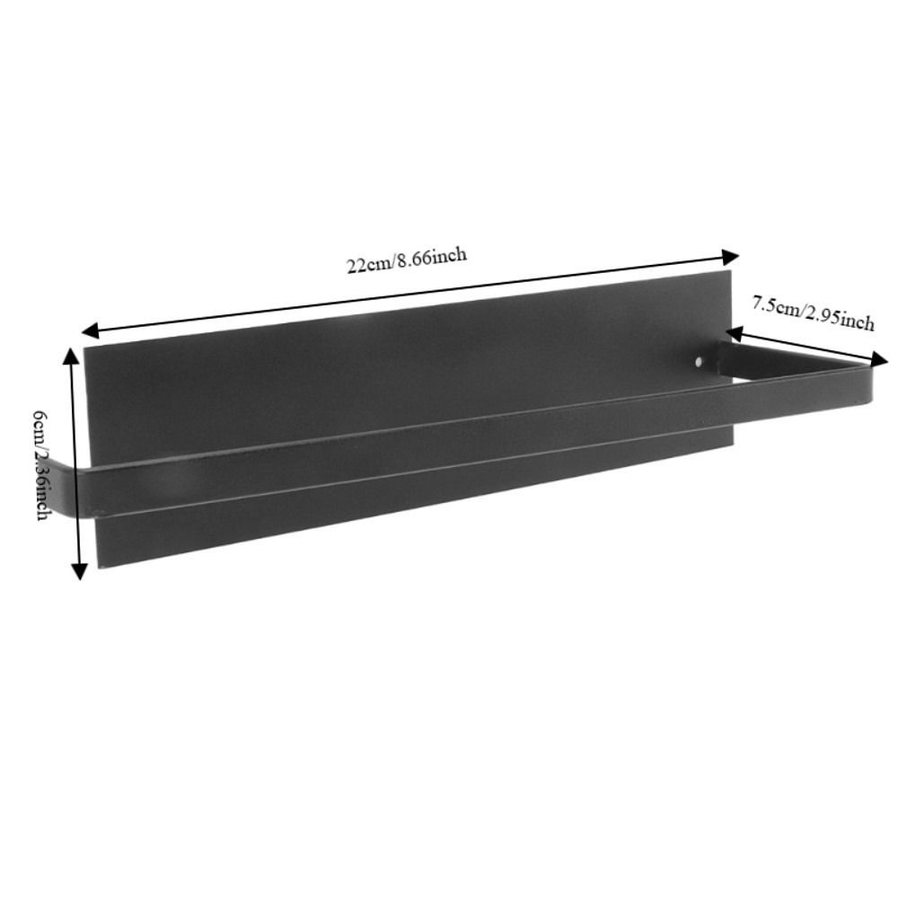 Carbon Steel Paper Towel Holder Wall Mounted Towel Bar Rack Paper Towel Roll Rack Space Saving