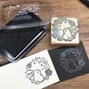 Металлический штемпельный коврик DIY Скрапбукинг Металлический коврик для чернил Жемчужный блеск Резиновые штампы Коврик для печати Печать Золотой Серебряный Черный Инструменты для штамповки