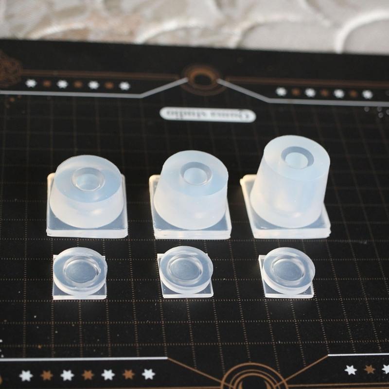 Набор 3D форм для банок с крышкой, маленькая цилиндрическая бутылка, силиконовая форма для изготовления ювелирных изделий, инструмент для литья смолы