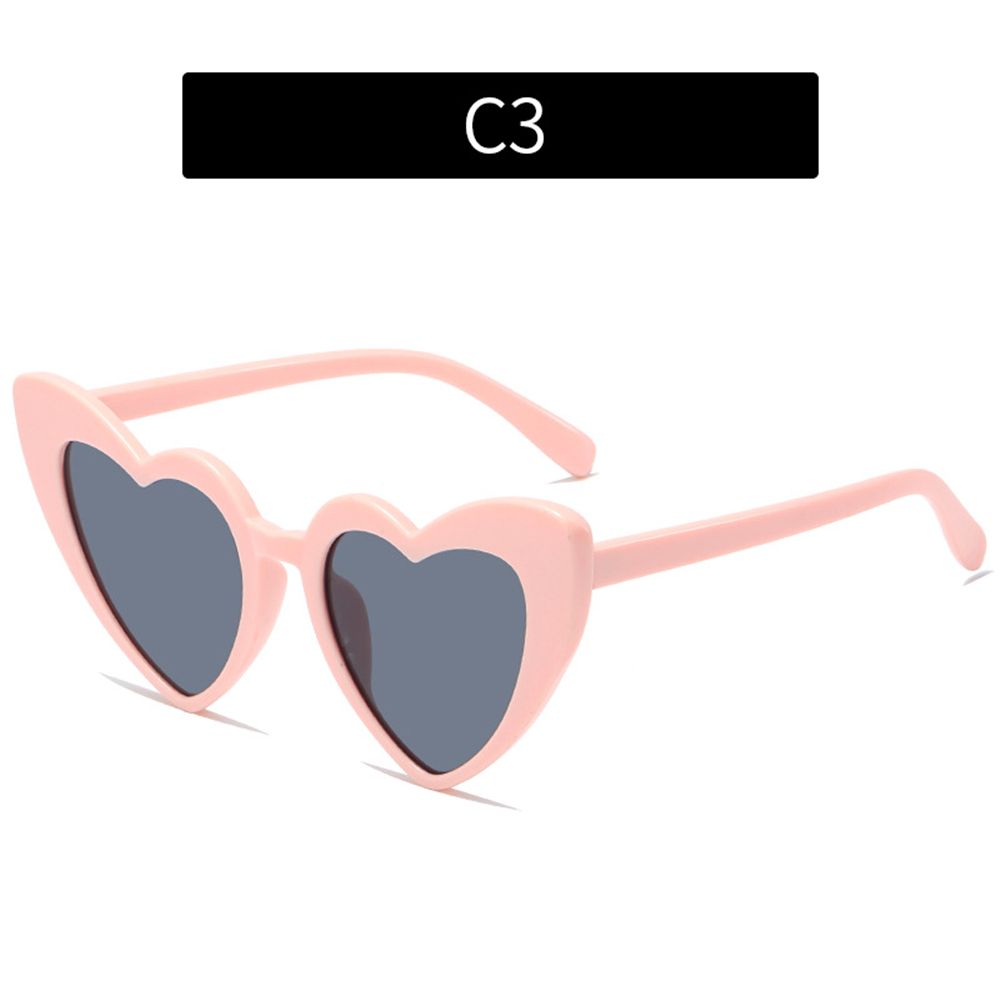 Heart-Shaped Sunglasses Vintage Sunglasses UV400 Protection Clout Goggle Love Heart Sunglasses Retro Eyewear Women's Accessories