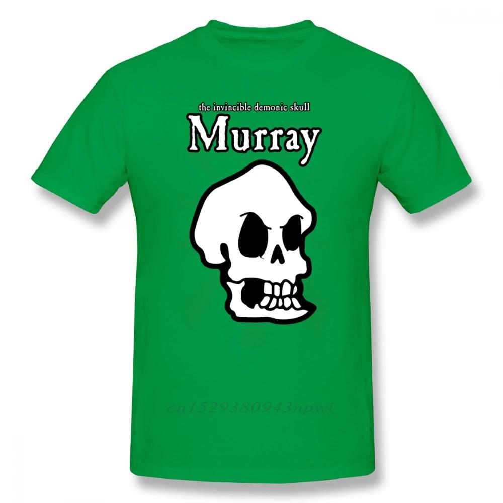 Monkey Island T Shirt Monkey Island Murray The Skull T-Shirt Beach Cotton Tee Shirt Cute Print Male Short Sleeves Tshirt