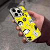 Чехол для телефона FLCL Anime для IPhone 17 Air 16 E 15 14 13 12 11 Plus Pro Max Гальванизированный Прозрачный Мягкий Чехол
