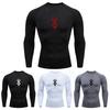 Men Sports Top Round Neck Slim Fit Long Sleeve Quick Dry Thin Soft Breathable Highly Stretchy Pullover Training Exercise Men Jogging T-shirt