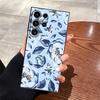 Мультяшный чехол с синим цветком для Samsung Galaxy S26 Ultra S20 Ultra S24 S21 FE S25 Plus S10 S9 S23 Note 20 8 9 10 Чехол для телефона