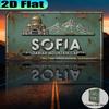 D Flat  Винтажная вывеска с изображением Софии, столицы Болгарии, размером x дюймов, предназначенная для декоративных целей