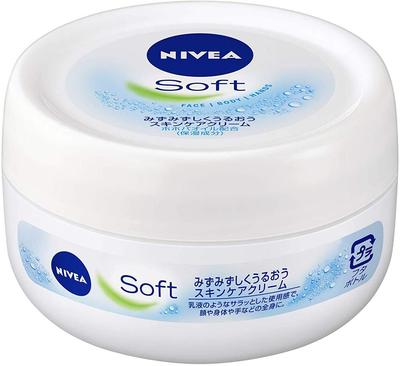 NIVEA Kao NIVEA Soft Увлажняющий крем для ухода за кожей в банке 98 г x 5 штук