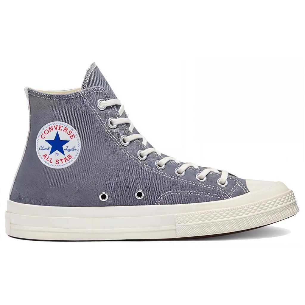 Converse X COMME des GARCONS PLAY Chuck 70 High 'Стальной Серый' Мужские 171847C