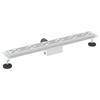 Linear Drain Shower Drain Silver 70 cm Stainless Steel 304