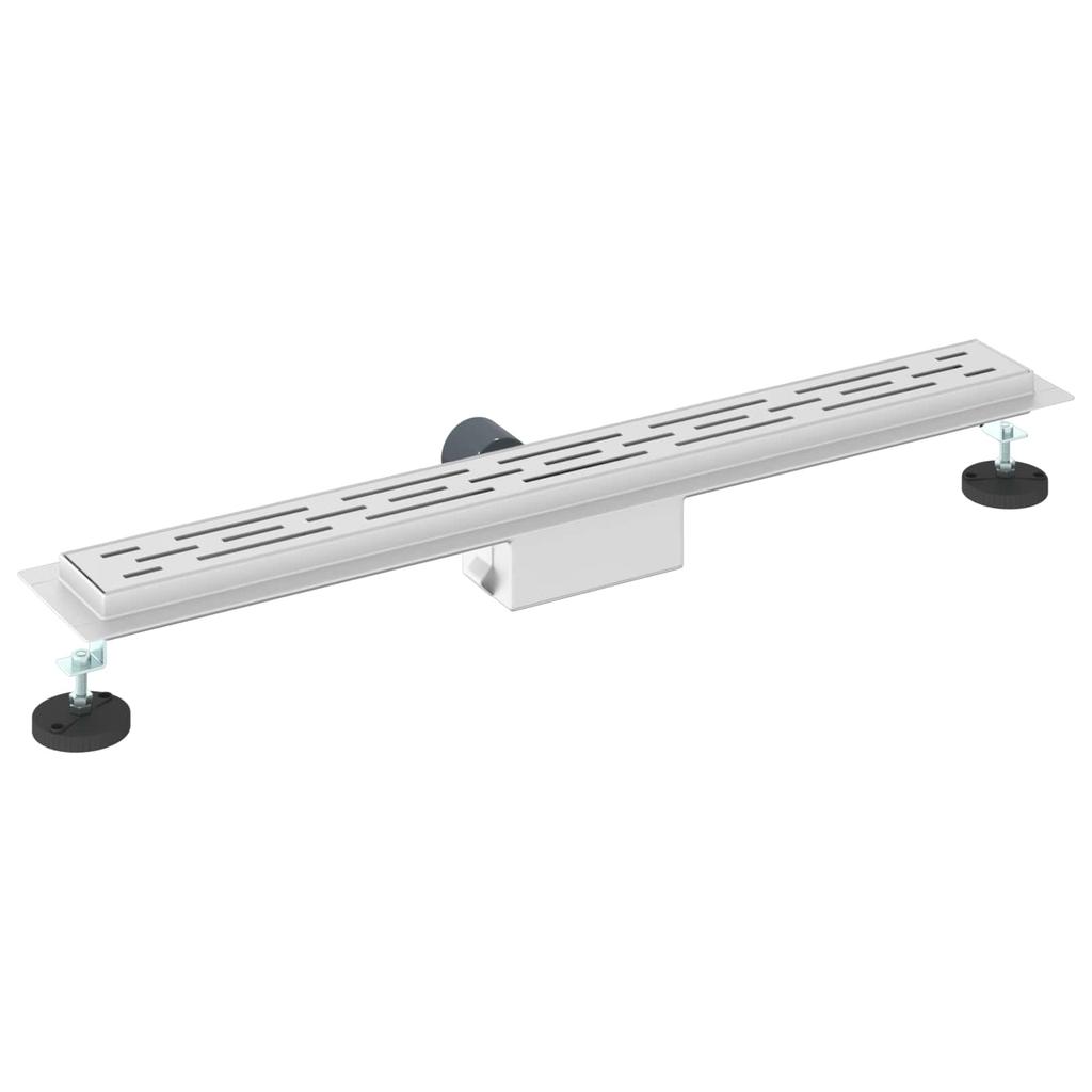 Linear Drain Shower Drain Silver 70 cm Stainless Steel 304