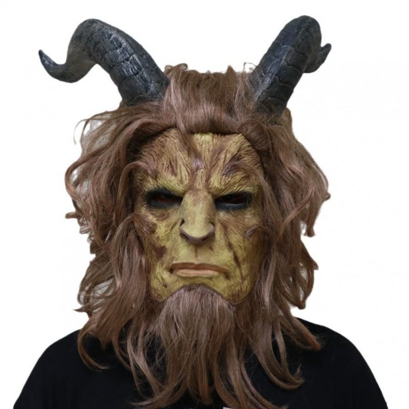 Beauty Beast Latex Mask Halloween Cosplay Costume Horror Party Prop Adults