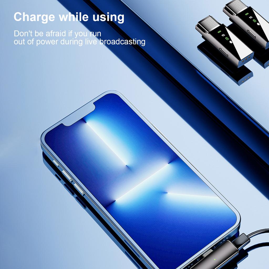 Беспроводной микрофон Профессиональный петличный микрофон с зажимом для микрофонов Двойное цифровое шумоподавление Нет