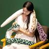 Simulation Cauliflower Snake Doll Plush Toy Big Snake Zodiac Snake Doll Boy Rag Doll Birthday Gift