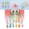 Adorable Cartoon Soft Pvc Sheep Keychain Colorful Cute Keyring Car Bag Ornament