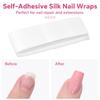 Silk Fiberglass For Nail Extension Form Acrylic Tips Glass Fiber Paper Non-woven Silks Form Wrap Self Adhesive Repair Reinforce
