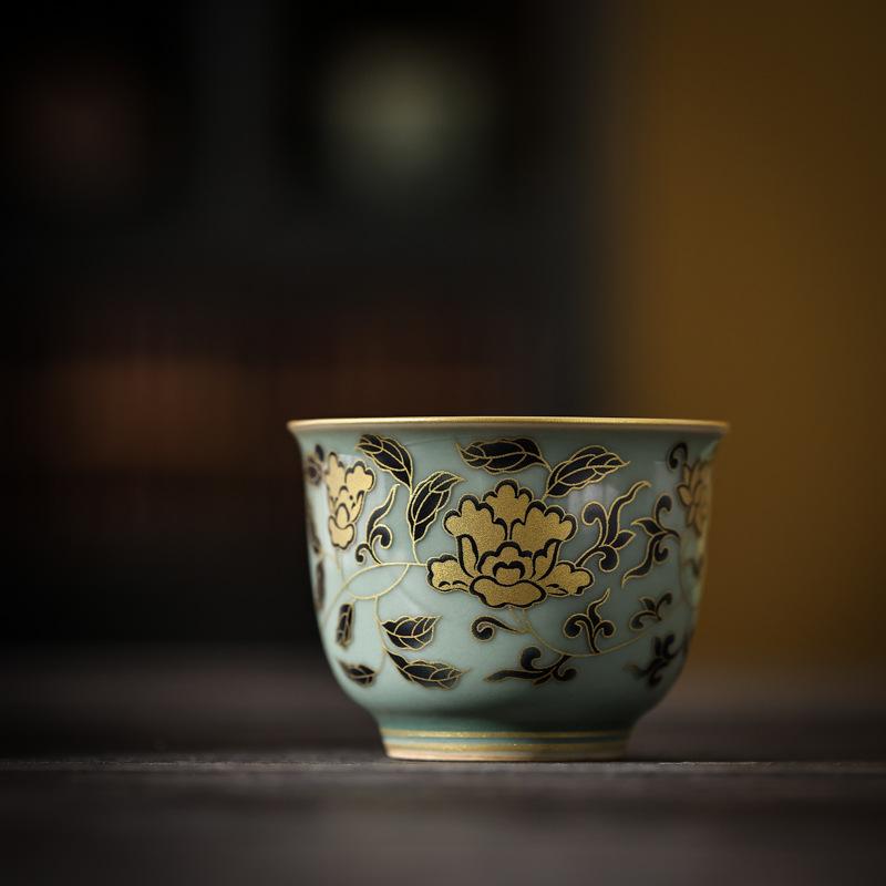 Tea cups for stove tea brewing, celadon master cups, high-end tasting cups, tea sets, large tea cups, single cups, personal tea cups