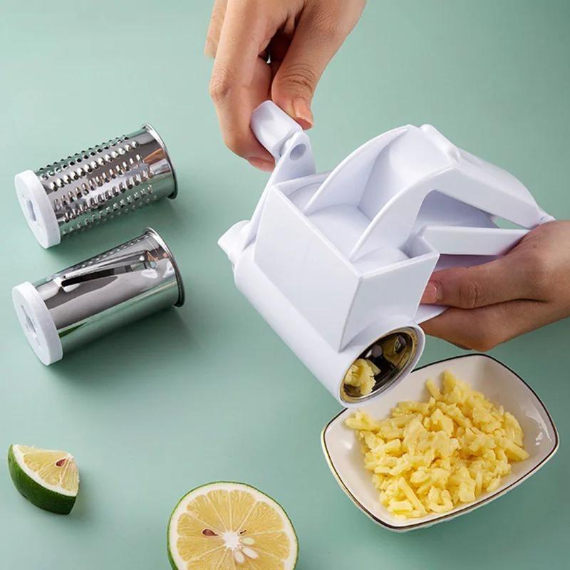 Hand-Cranked Rotating Cheese Grater Multi-functional Cheese Grater Creative Kitchen Cheese Shredder for Kitchen Grater Supplies