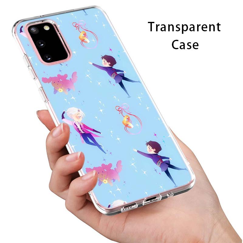 Мягкий чехол для телефона Anime Yuri On Ice для Samsung Galaxy S22 Pro S21 S20 FE Ultra S10 S10E Lite S9 S8 Plus S7 S6 Edge