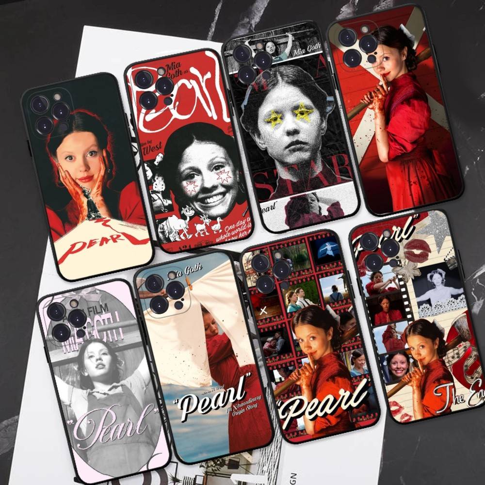 Horror Movie Pearl For IPhone 17 16 15 14 13 12 11 Pro Max 13 17Air Shockproof Soft Phone Cases Coque