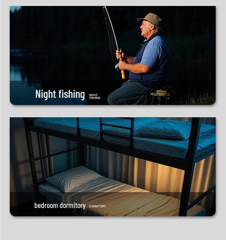 Портативный потолочный вентилятор для кемпинга с очень ярким светом, USB-перезаряжаемый, с трехцветным затемнением и мощным ветром.