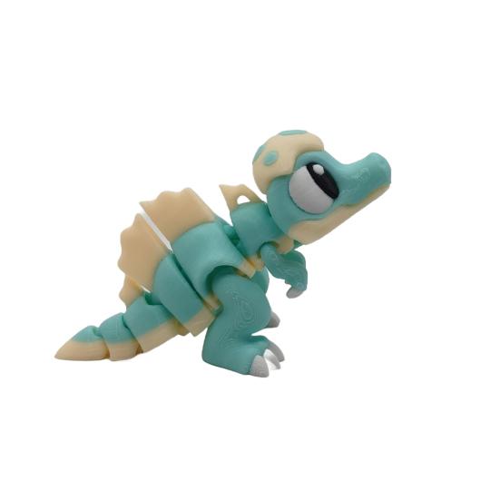 Yousheng 3D Printed Dinosaur Figurine Movable Joints Dino Fidget Toy Articulated Dinosaur Model Home Office Desktop Decoration Ornament