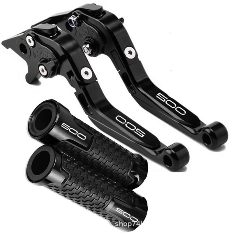 CNC Aluminum Brake Clutch Lever Handlebar Grips Kawasaki Ninja 500 Z500 SE Motorcycle Upgrade Parts