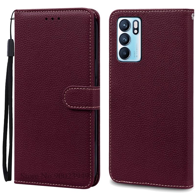 Для OPPO Reno 6 чехол-кошелек кожаный флип-чехол для OPPO Reno 6 5G чехол OPPO Reno 6 Pro 5G чехол для телефона Reno6 Pro Plus Coque Fundas