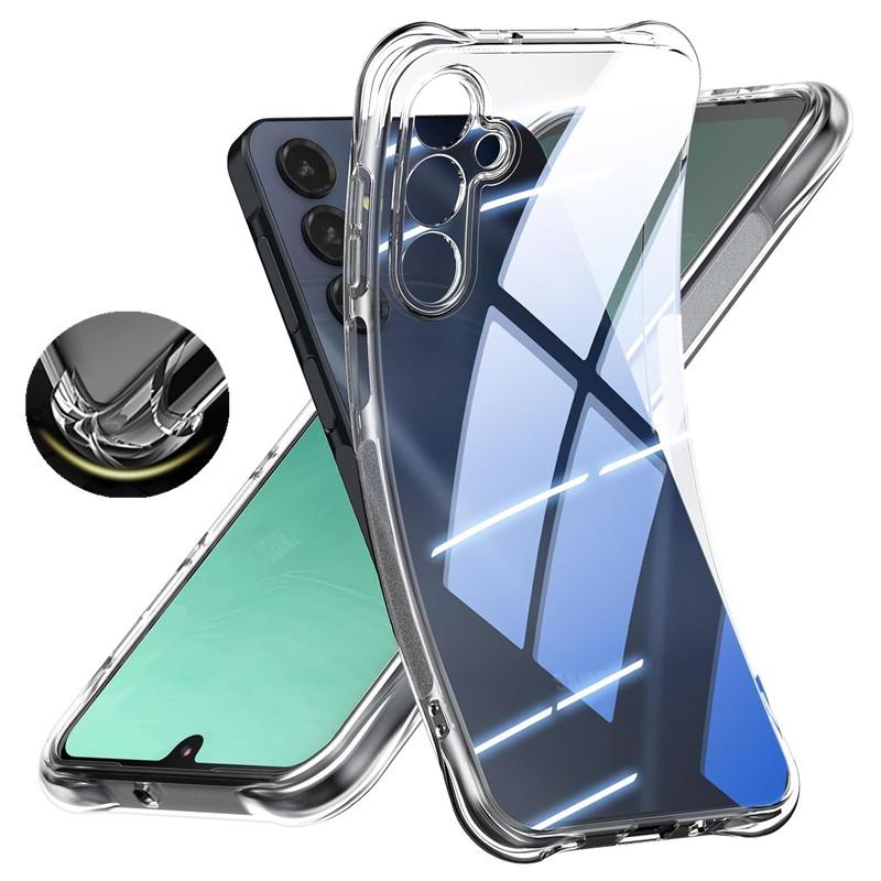 Four-Corners Shockproof TPU Case For Samsung Galaxy A7 A37 A17 A6 A36 A26 A16 G A1 A2 A3 A Cover Clear Fundas Coque