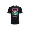 Спортивная футболка с принтом логотипа и мультфильма для мужчин, черная 1366451-001