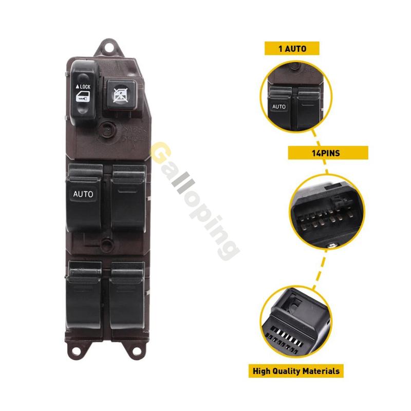 Electric Power Master Control Window Switch Button Console For 2005-2011 Toyota Tacoma Front Left Car Accessories 84820-AA070