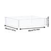 1pcs Clear Acrylic Display Case Countertop Box Organizer Stand Dustproof Protection Showcase Display Box