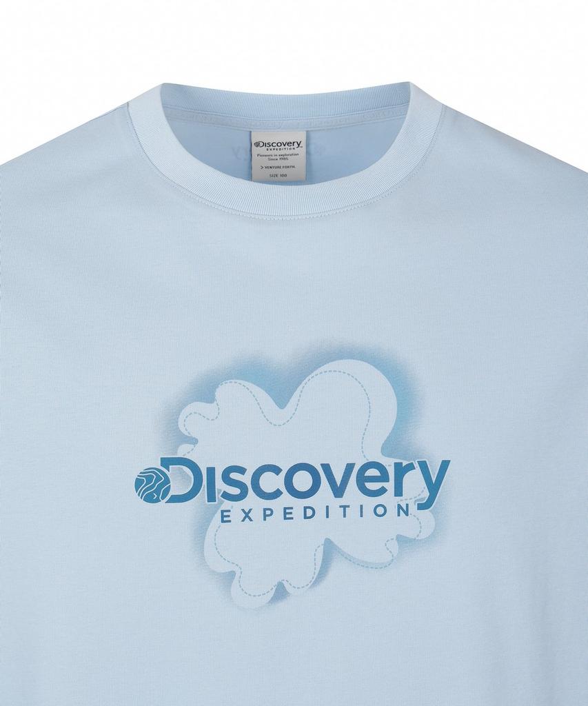 DISCOVERY EXPEDITION Uni Freshvent Футболка с коротким рукавом с надписью-картой (Л/Синий)