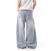 JYL Унисекс Прямые Джинсы Американский Винтаж Cleanfit High-Street Деним