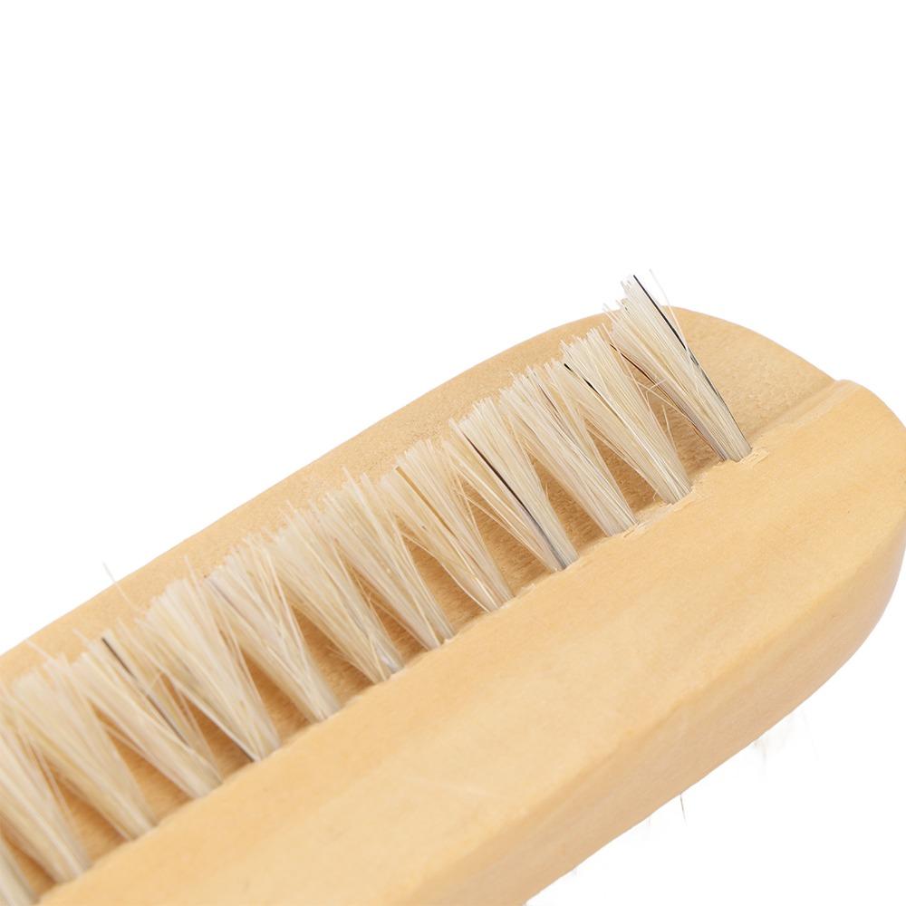Double Sided Nail Cleaning Brush Wooden Fingernail Care Brush Household Personal Cleaning