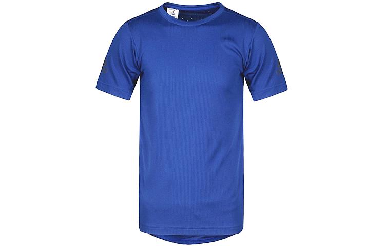 adidas Футболки Мужские Синие С Круглым Вырезом Средней Посадки Прямой Крой CE0814