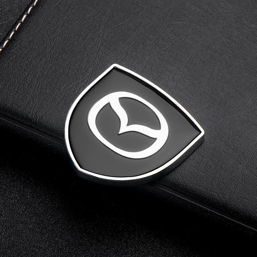 3D Metal Sticker Car Body Trunk Decoration Sticker Shield Shape Car Accessories For Mazda Axela CX-5 CX-3 CX-4 Demio MX3 CX9 323
