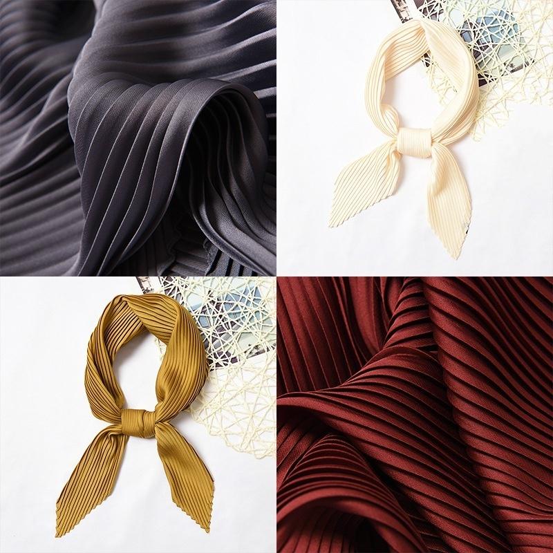New Fashion Women Decoration Fashion Silk Satin Handkerchief Small Neck Scarf Square Scarf