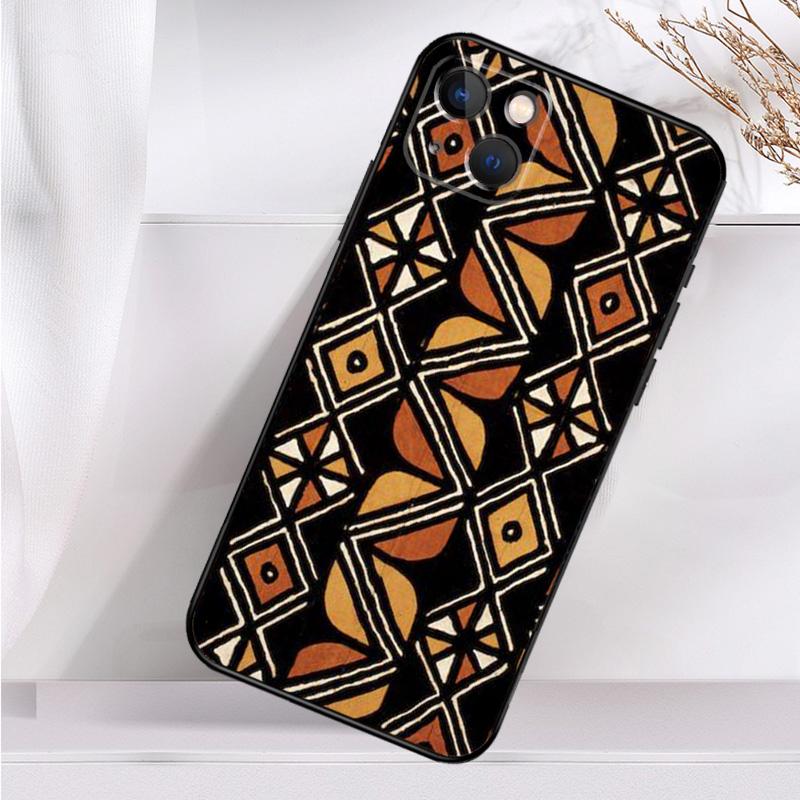 African Wax Print Design Case For iPhone 14 16 15 Pro Max 11 12 13 Mini 7 8 Plus X XR XS MAX Soft Shockproof Cover