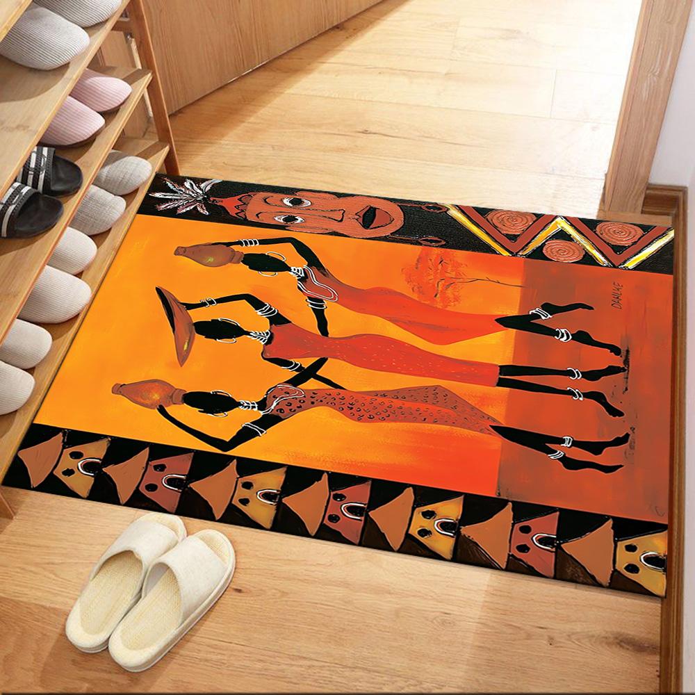 African Heritage Elegance Floor Mats for Living Room, Bedroom and Room Decoration Are Suitable for Gifts.